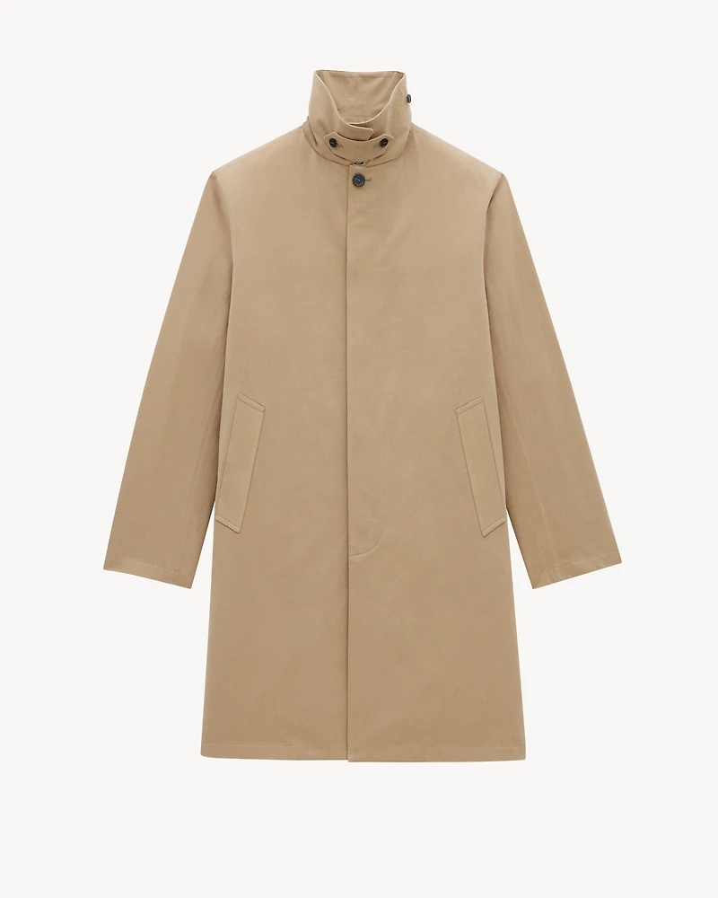 Coat cotton gabardine
