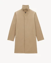 Coat cotton gabardine