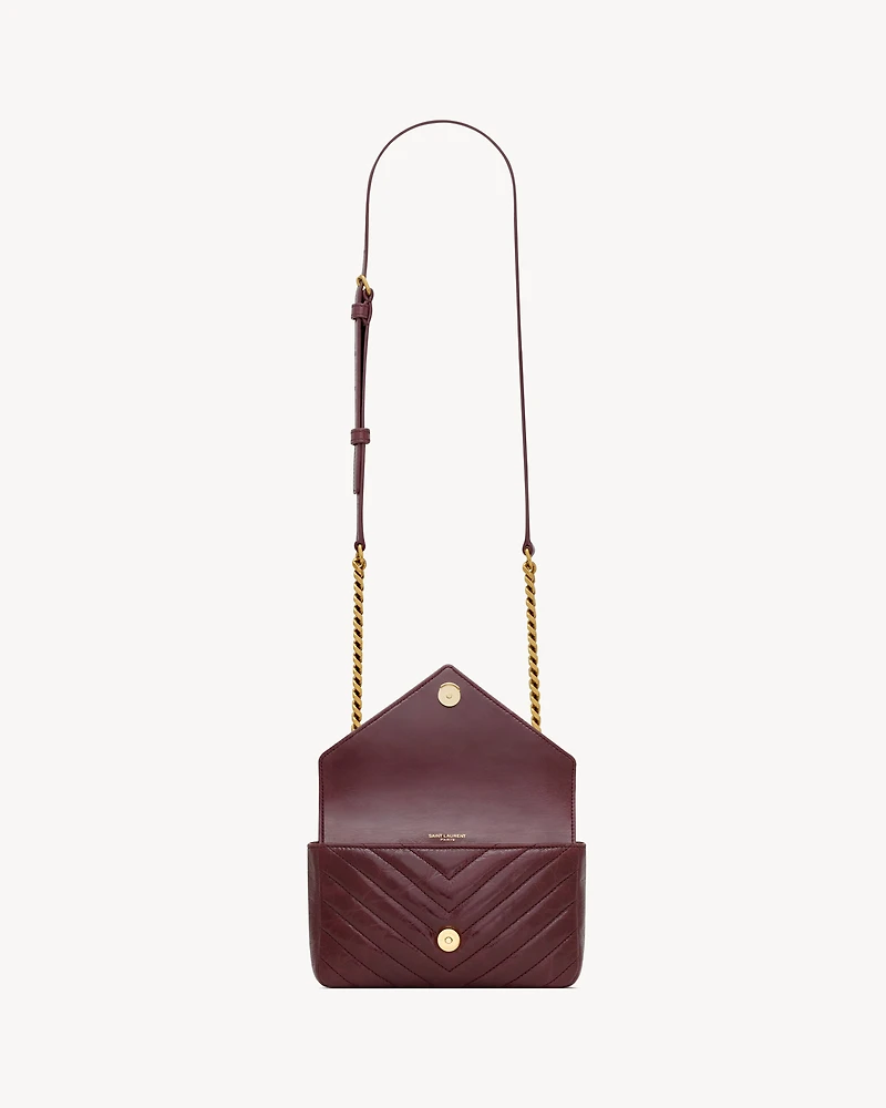 COLLEGE mini in shiny leather