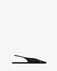 BABYLONE slingback flats satin crepe