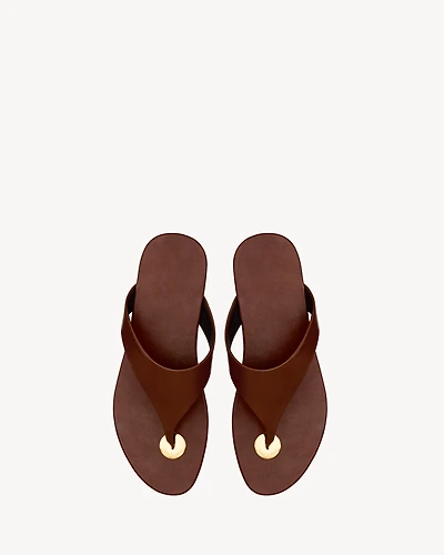 KOUROS slides smooth leather
