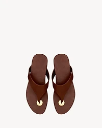 KOUROS slides smooth leather