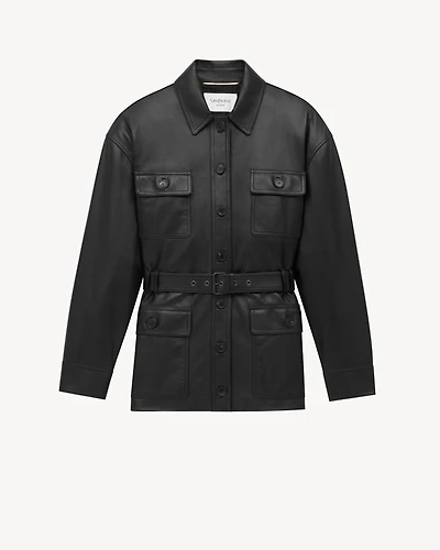 SAHARIENNE jacket shiny lambskin