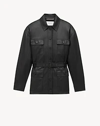 SAHARIENNE jacket shiny lambskin