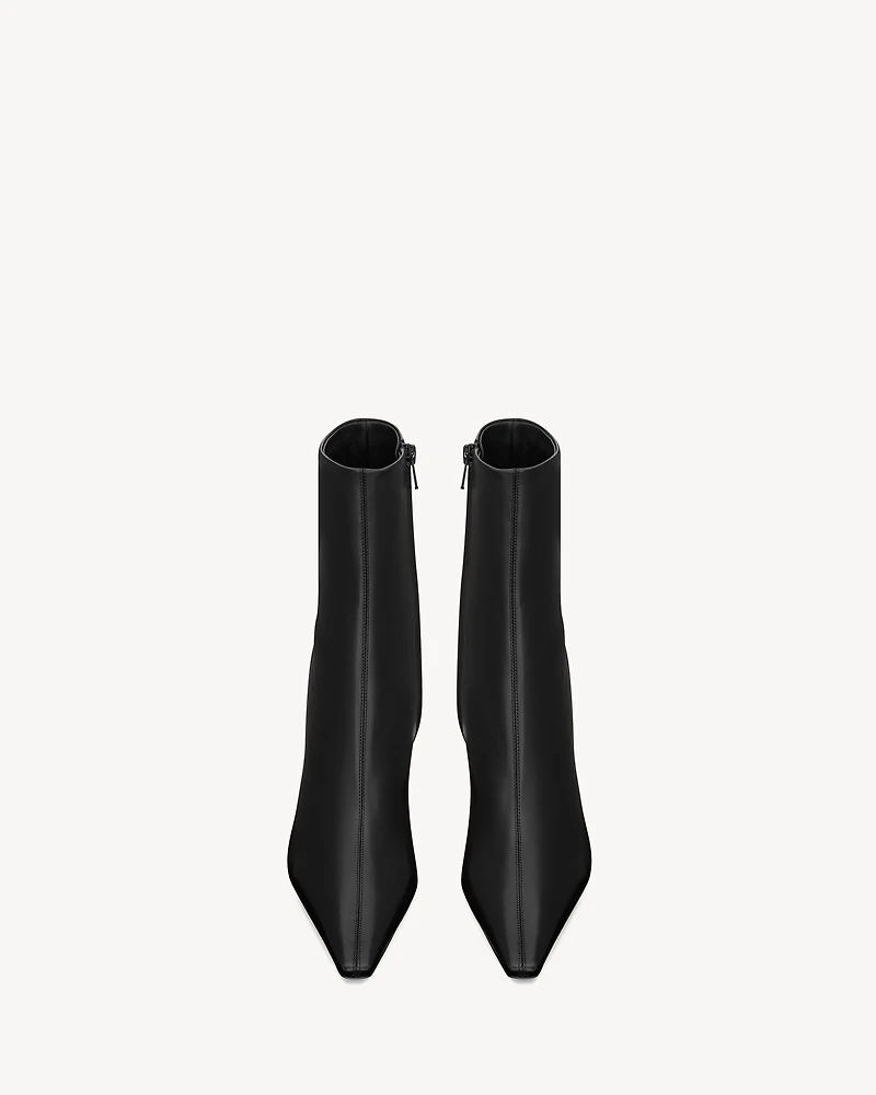 ASHLEY booties smooth leather
