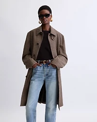 mac coat vichy check