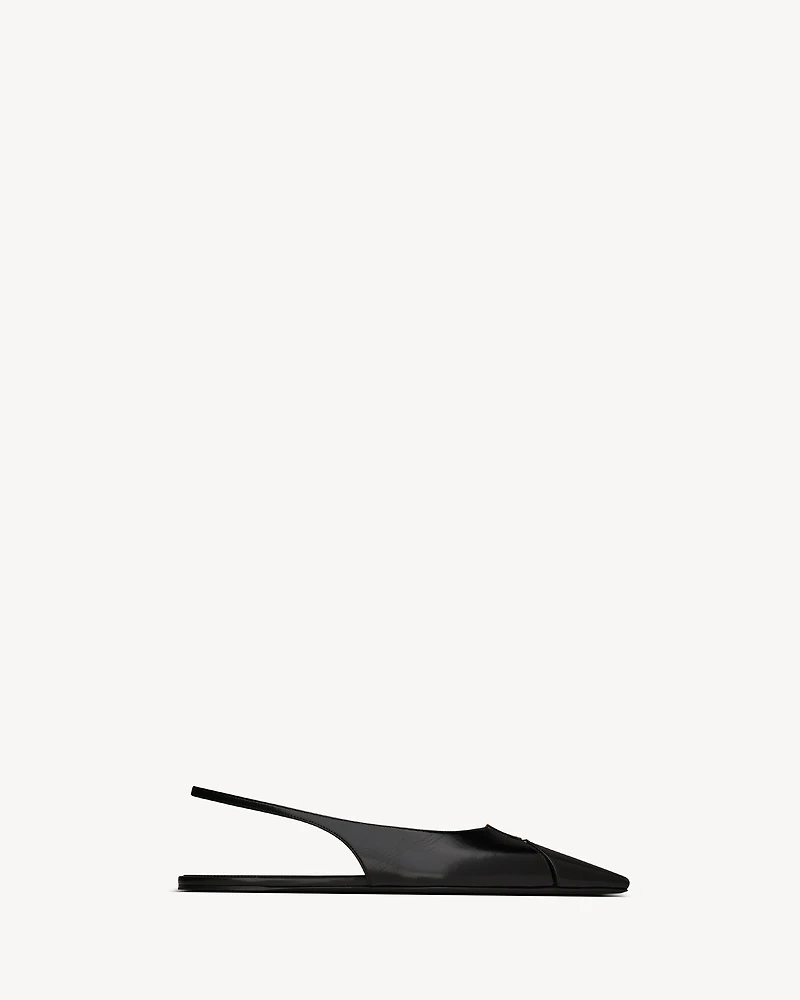 BABYLONE slingback flats smooth leather