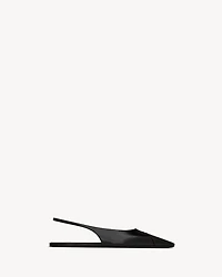 BABYLONE slingback flats smooth leather