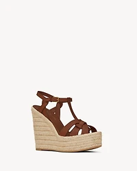 TRIBUTE espadrilles wedge smooth leather