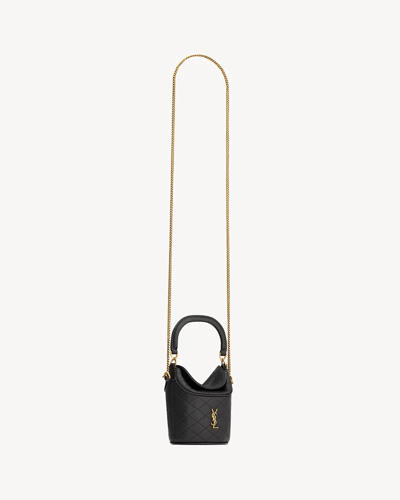 GABY mini bucket in lambskin