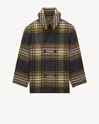peacoat wool tartan