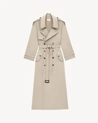 trench coat cotton twill