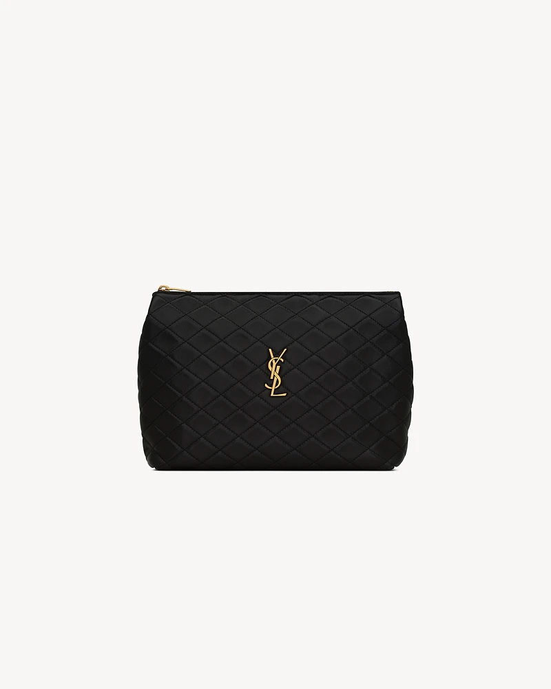GABY COSMETIC POUCH IN LAMBSKIN