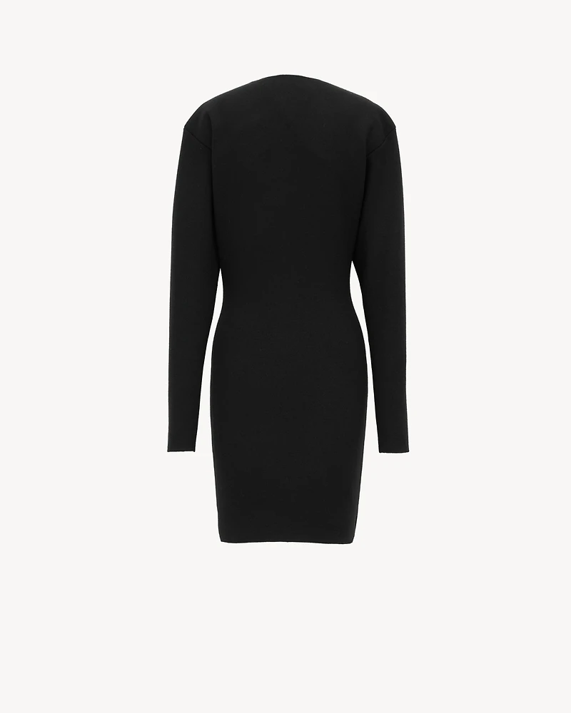 sweater dress double-face knit