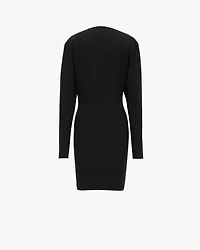 sweater dress double-face knit