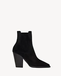 THEO chelsea booties suede