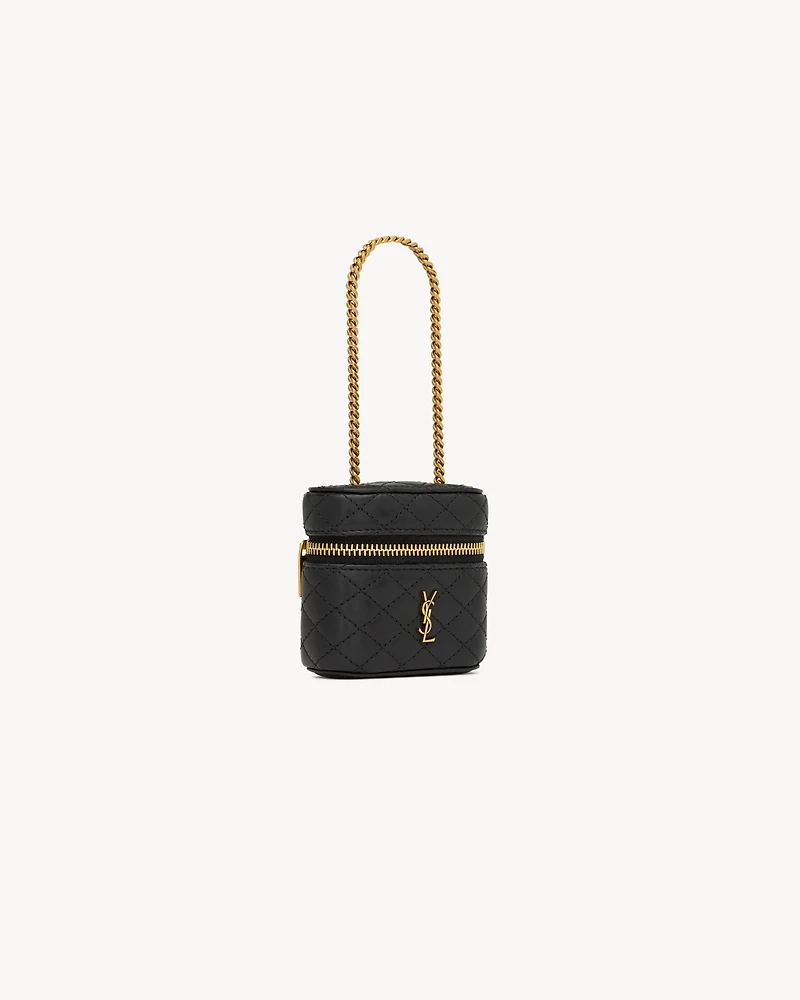 GABY vanity bag charm in lambskin