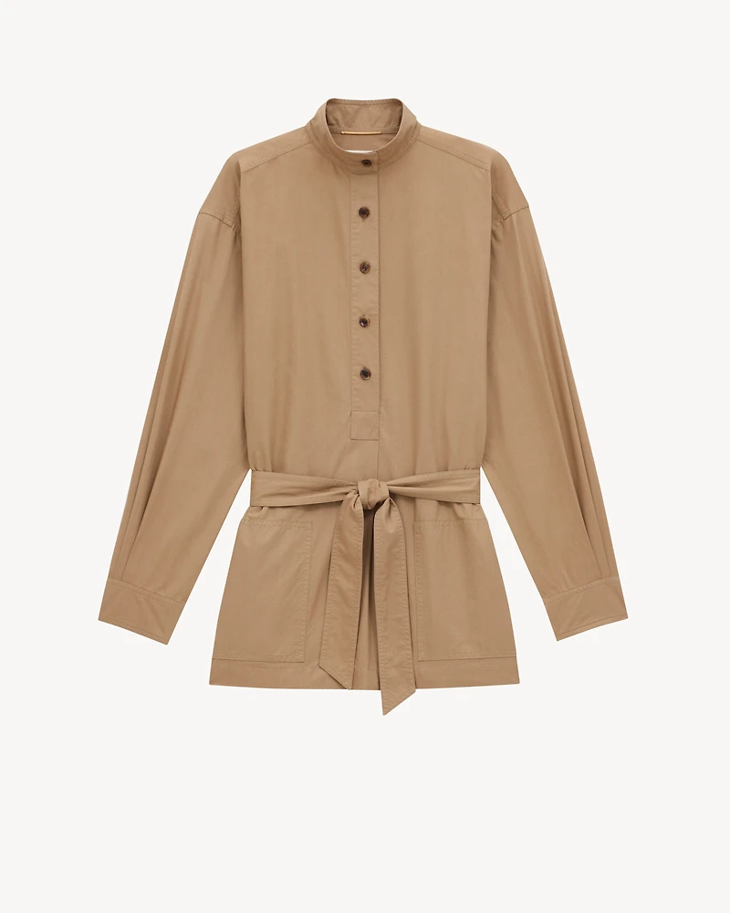 tunic cotton serge