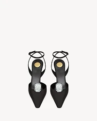 HARLOW pumps satin crepe and crystals