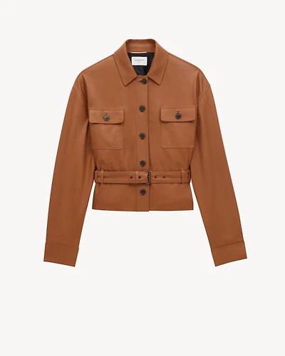 SAHARIENNE short jacket lambskin