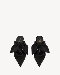 BARBARA mules satin crepe