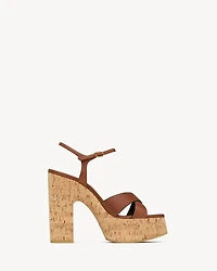 BIANCA platform sandals smooth leather
