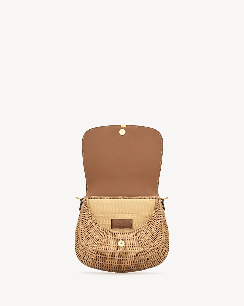 Mini VOLTAIRE top handle bag in osier