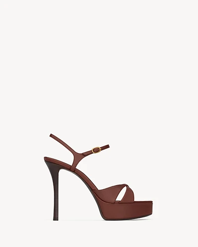 DEBBIE platform sandals smooth leather