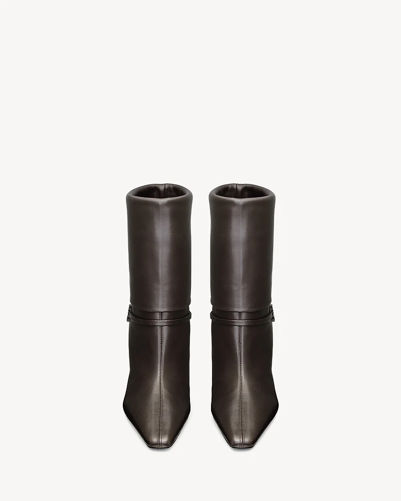 NIKI booties smooth leather