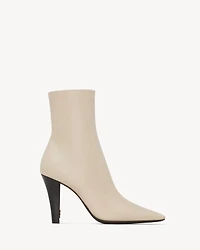 JILL booties smooth leather