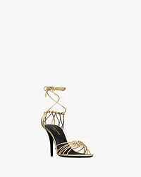 BABYLONE sandals metallic leather