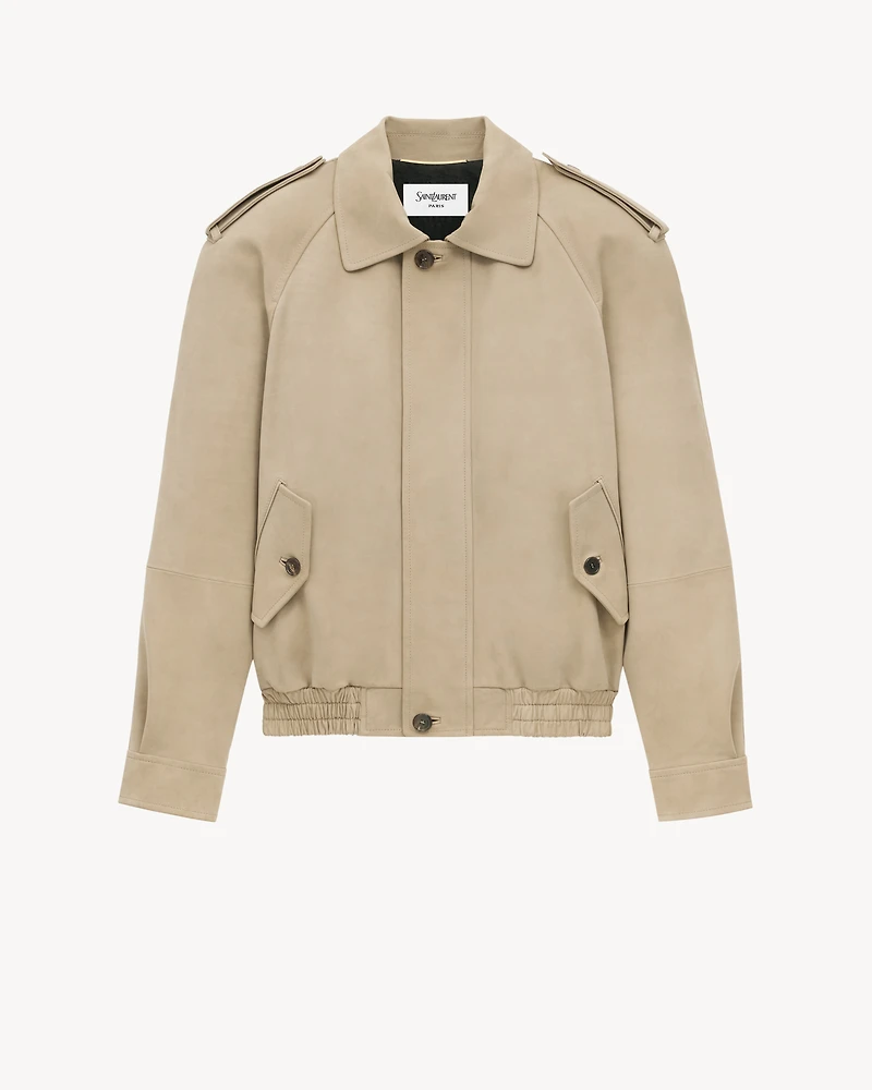bomber jacket nubuck