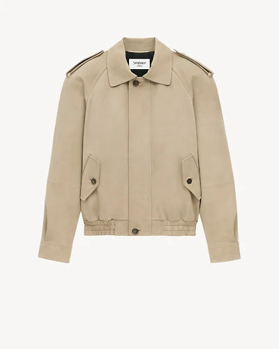bomber jacket nubuck