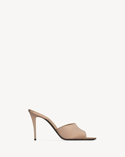 ROMY mules satin crepe