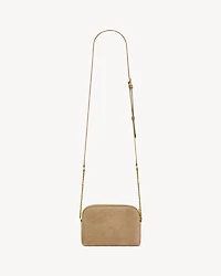 GABY zipped pouch in suede