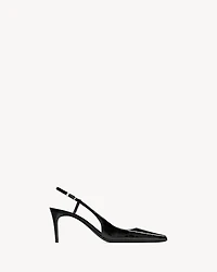 VENDOME slingback pumps crocodile-embossed leather