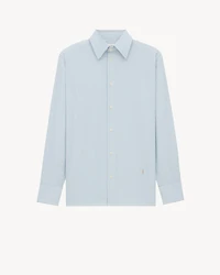 CASSANDRE shirt striped cotton poplin