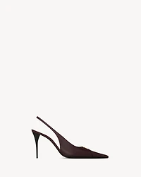 BABYLONE BRETEUIL slingback pumps smooth leather