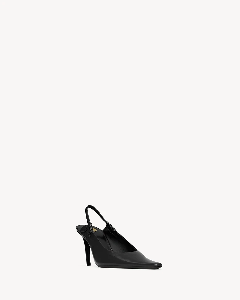 ANNE-MARIE slingback pumps smooth leather