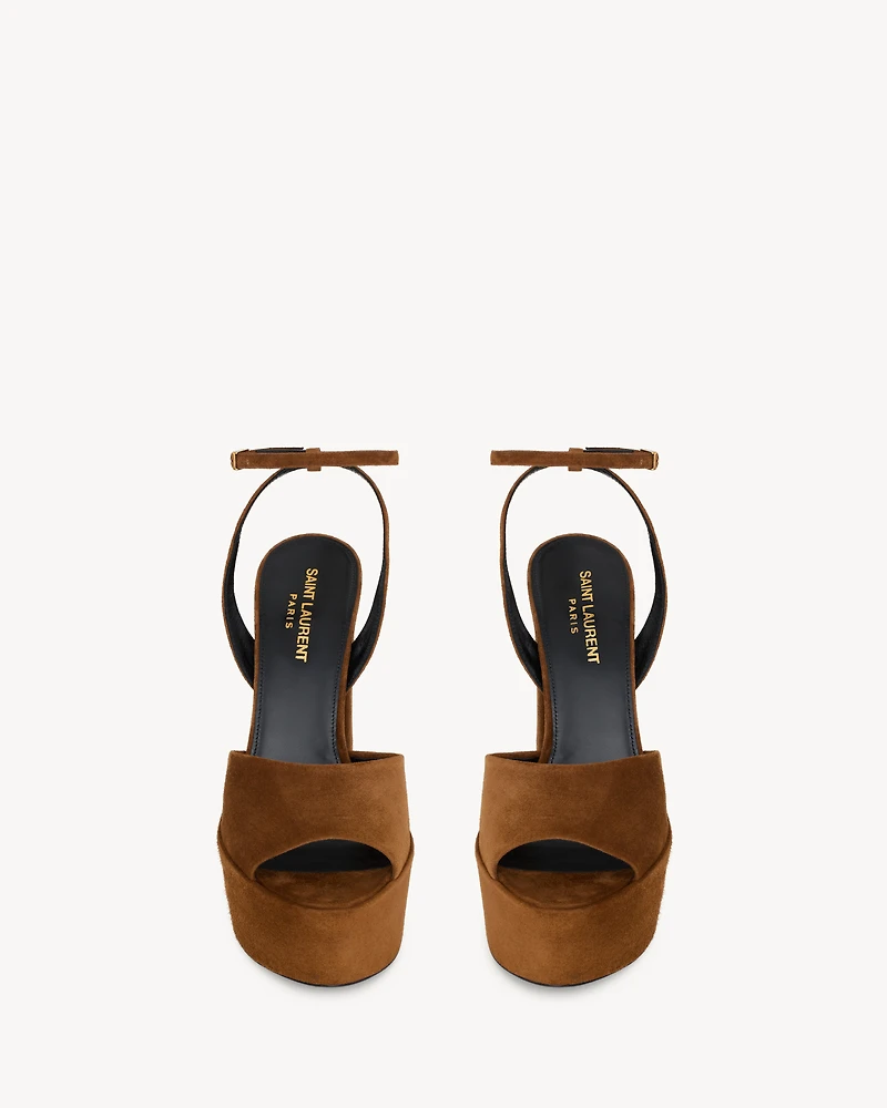 JODIE platform sandals suede