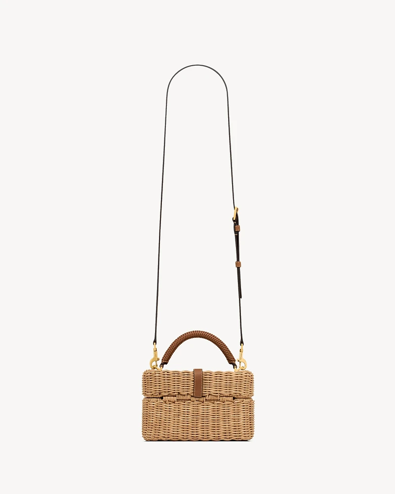 GABY vanity bag in osier
