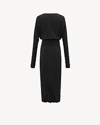 ruched dress stretch jersey