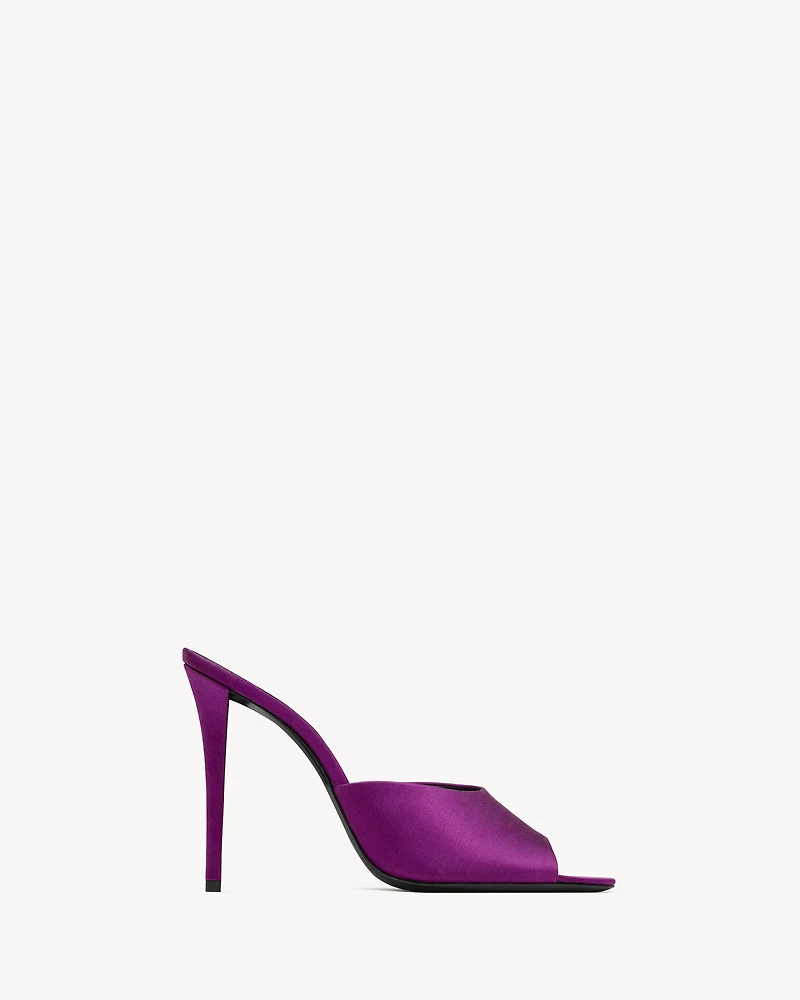 GOLDIE mules satin crepe