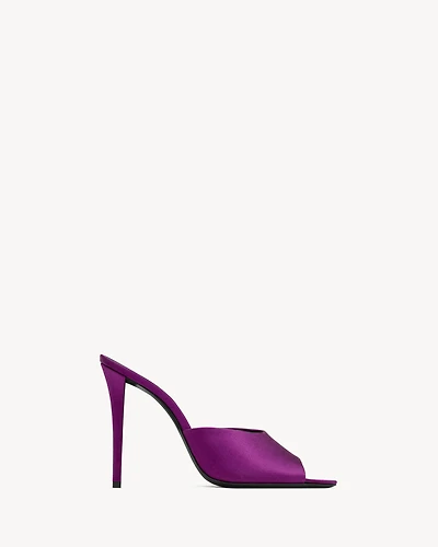 GOLDIE mules satin crepe