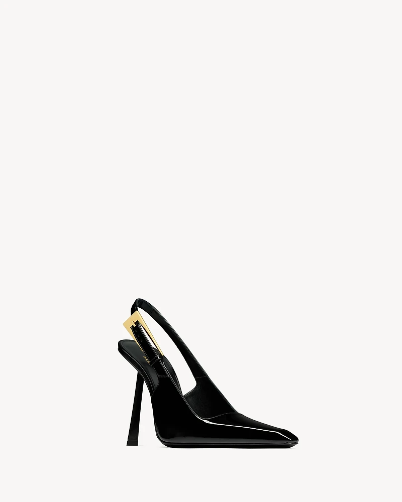 LEE slingback pumps patent leather