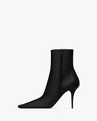 ASHLEY booties smooth leather