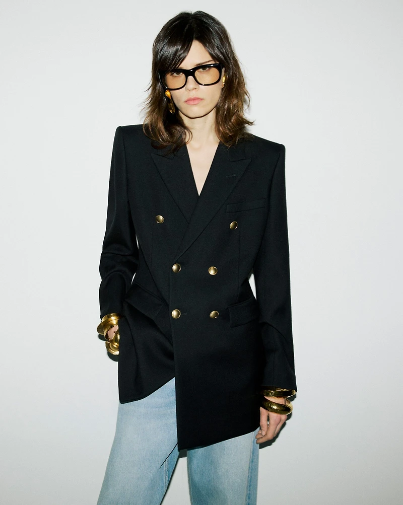 jacket wool gabardine