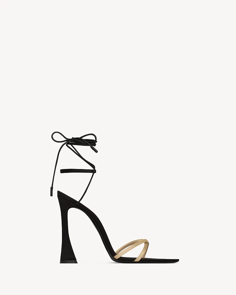 LIZA sandals satin crepe