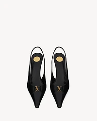 BABYLONE BRETEUIL slingback pumps smooth leather