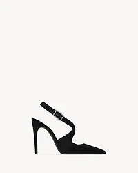 SPONTINI slingback pumps satin crepe